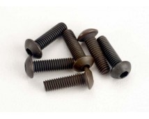 Screws, 3x10mm button-head machine (hex drive) (6), TRX2577