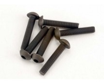 Screws, 3x15mm button-head machine (hex drive) (6), TRX2579