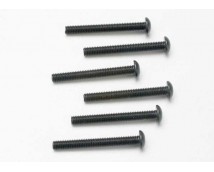 Screws, 3x25mm button-head machine (hex drive) (6), TRX2581