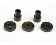 Piston head set (2-hole (2)/ 3-hole (2))/ shock mounting bus, TRX2669