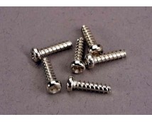 Screws, 2.6x10mm roundhead self-tapping (6), TRX2673