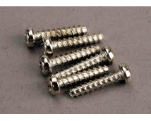 Screws, 3x14mm roundhead self-tapping (6), TRX2677