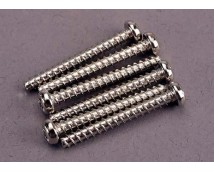 Screws, 3x25mm roundhead self-tapping (6), TRX2680