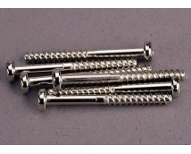 Screws, 3x30mm roundhead self-tapping (6), TRX2681