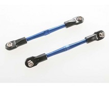 Turnbuckles, aluminum (blue-anodized), toe links, 59mm (2) (, TRX3139A
