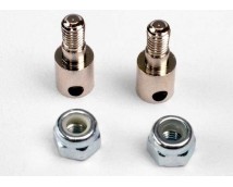 Rod guides (2)/ 3mm nylon locknuts (2), TRX3180