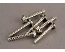 Screws, 3x18mm washerhead self-tapping (6), TRX3289