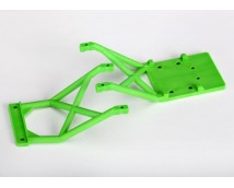 Skid plates, front & rear (green), TRX3623A