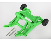 Wheelie bar, assembled (green) (fits Stampede, Rustler, Band, TRX3678A