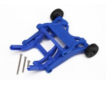 Wheelie bar, assembled (blue) (fits Slash, Stampede, Rustler, TRX3678X