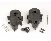 Gearbox halves (f&r)/ screws (3x12 RST)(5)/40mm guide pin/ i, TRX3991