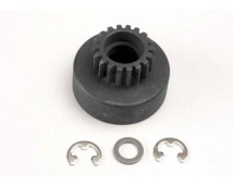 Clutch bell, (18-tooth)/ 5x8x0.5mm fiber washer (2)/ 5mm E-c, TRX4118