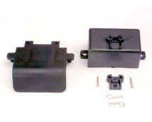 Bumper (rear)/ battery box/ body clips (2), EZ-Start mount,, TRX4132