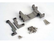 Engine mount, 2 piece, aluminum (w/ screws) (N. Stampede), TRX4160