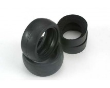 Tires, slick (f/r) (2) (with foam inserts), TRX4370