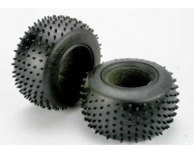 Tires, Pro-Trax spiked 2.2 (soft-compound)(rear) (2)/ foam i, TRX4790R