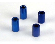 Tapered bearing block spacers (blue-anodized, aluminum) (3x6, TRX4828
