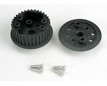 Differential (34-groove)/ flanged side-cover & screws, TRX4881