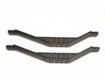 Chassis braces, lower (2) (black), TRX4923