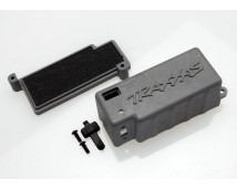 Box, battery (grey)/ adhesive foam chassis pad/charge jack p, TRX4925X