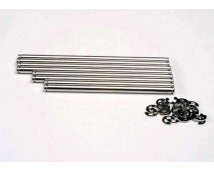 Suspension pin set, stainless steel (w/ E-clips), TRX4939X