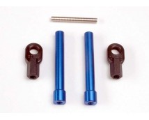 Bellcrank posts, aluminum (2)/ steering link threaded rod (3, TRX4944