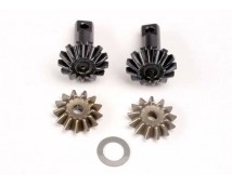 Diff gear set: 13-T output gear shafts (2)/ 13-T spider gear, TRX4982