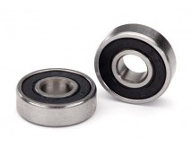 Ball bearing, black rubber sealed (6x16x5mm) (2)