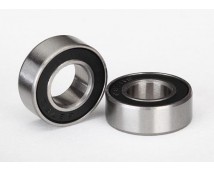 Ball bearings, black rubber sealed (7x14x5mm) (2), TRX5103A