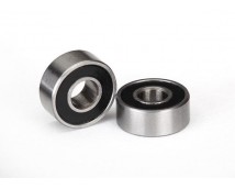 Ball bearings, black rubber sealed (4x10x4mm) (2), TRX5104A