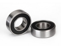 Ball bearings, black rubber sealed (6x12x4mm) (2), TRX5117A