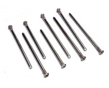 Suspension screw pin set, hardened steel (hex drive), TRX5161