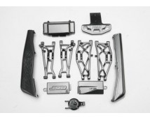 Complete Exo-Carbon Kit, Jato (includes rear & mid-chassis b, TRX5522G