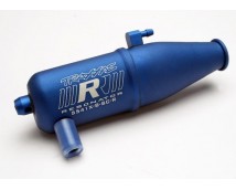 Tuned pipe, Resonator, R.O.A.R. legal, blue-anodized (alumin, TRX5541X