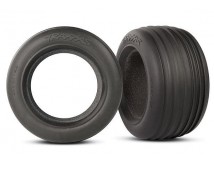 Tires, ribbed 2.8 (2)/ foam inserts (2), TRX5563