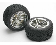 Tires & wheels, assembled, glued (Jato Twin-Spoke wheels, Vi, TRX5573