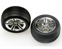 Tires & wheels, assembled, glued (2.8) (Jato Twin-Spoke whee, TRX5574R