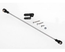 Rudder pushrod, assembled/ servo horn/ 3x18mm BCS (stainless, TRX5741
