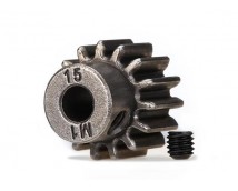 Gear, 15-T Pinion (1.0 Metric Pitch) (Fits 5Mm Shaft)/ Set S, TRX6487X