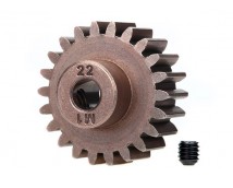 Gear, 22-T pinion (1.0 metric pitch) (fits 5mm shaft)/ set s, TRX6495X