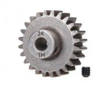 Gear, 24-T pinion (1.0 metric pitch) (fits 5mm shaft)/ set s, TRX6496X