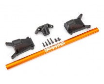 Chassis brace kit, orange (fits Rustler 4X4 and Slash 4X4 equipped with Low-CG chassis)