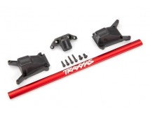 Chassis brace kit, red (fits Rustler 4X4 and Slash 4X4 equipped with Low-CG chassis)