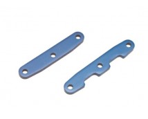 Bulkhead tie bars, front & rear, aluminum (blue-anodized), TRX6823