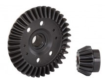 Ring gear, differential/ pinion gear, differential (machined, #TRX6879R