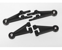 Suspension arms, front (2 lower, 2 upper, assembled with bal, TRX6931