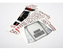 Decal sheets, 1/16 Slash, TRX7013