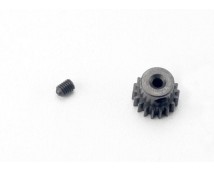 Gear, 18-T pinion (48-pitch, 2.3mm shaft)/ set screw, TRX7041