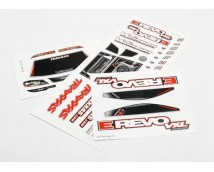 Decal sheets, 1/16 E-Revo VXL, TRX7113