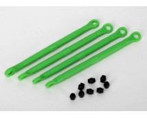 Toe link, front & rear (molded composite) (green) (4)/ hollo, TRX7138G